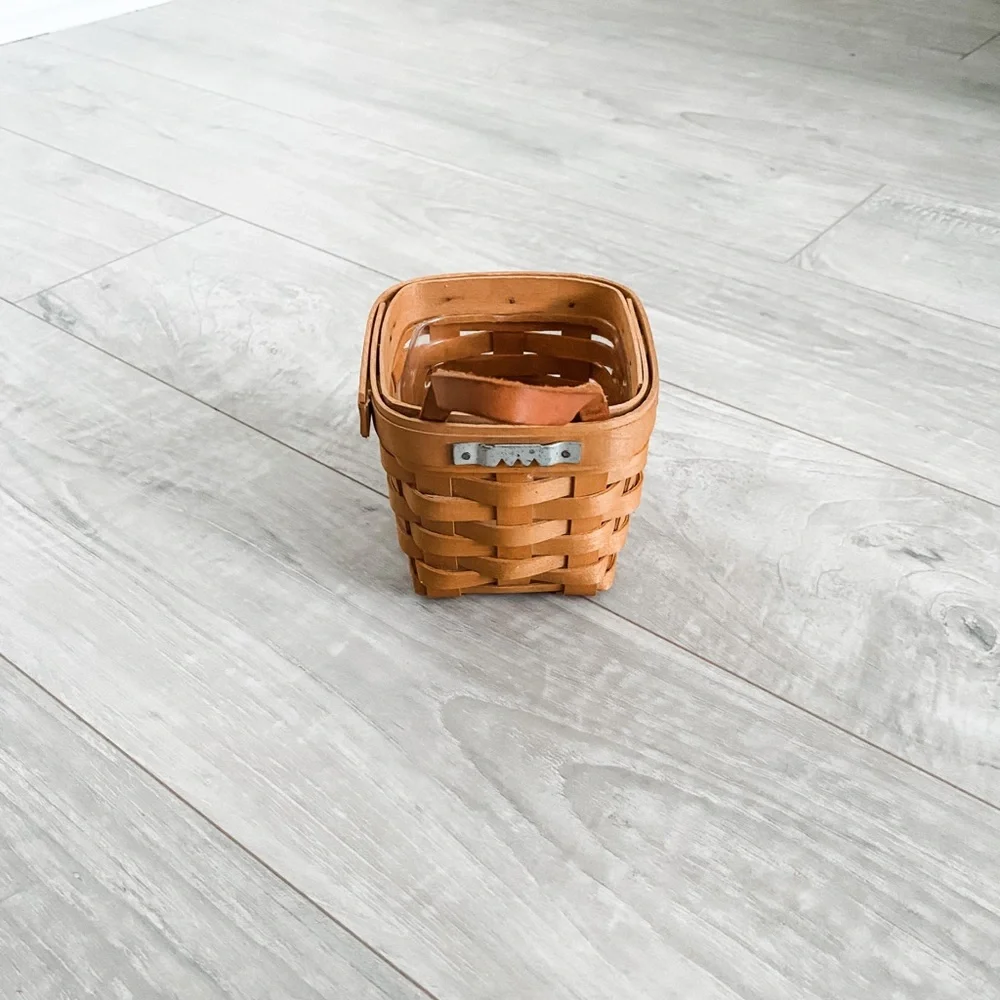 Longaberger Chives Basket with Protector